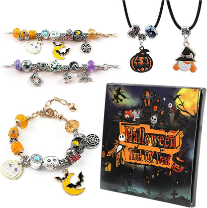 Halloween Charm Bracelet Advent Calendar, DIY Countdown Set