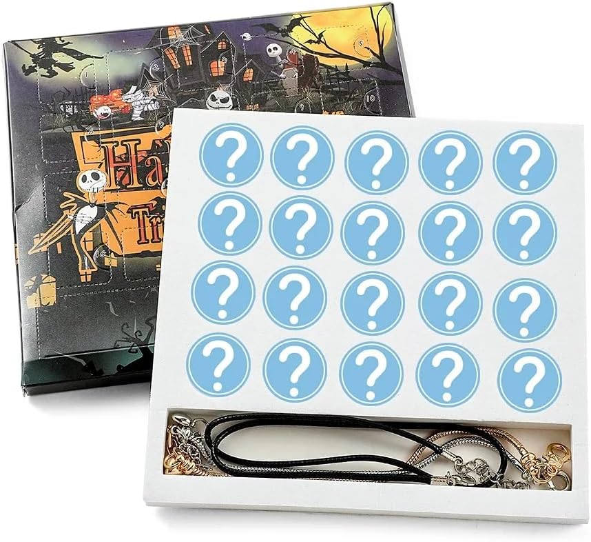 Halloween Bracelet Advent Calendar 2026 with 21 Treasures Charms